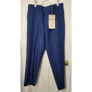 Vintage Military Dress Pants Garrison Collection Blue Size 39L Wool Blend